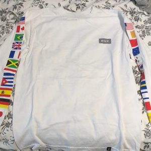 White HUF Long Sleeve